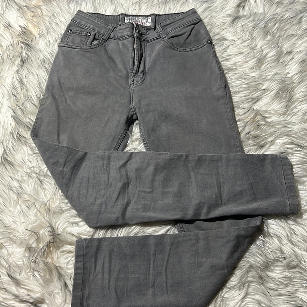 Focus Jeans Celebrate Curves Women Size 34 Gray Denim Skinny Jeans